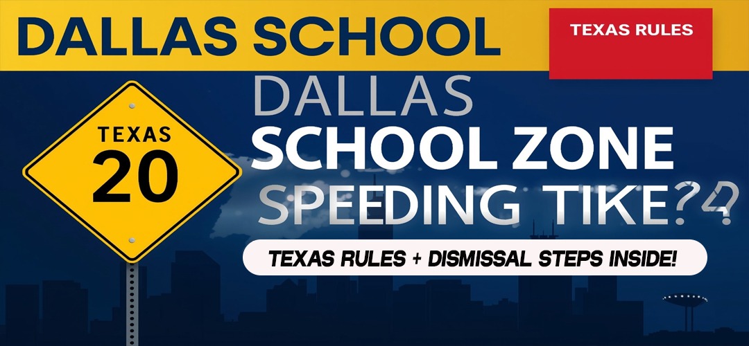 Dallas School Zone Ticket? $280 Fines Dismissed!