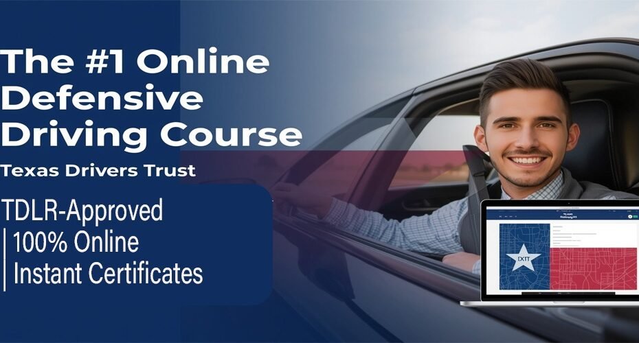 TDLR-approved online defensive driving course Texas with instant certificates.