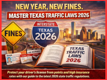 A Texas driver reviewing the latest updates to Texas Traffic Laws 2026 to ensure they avoid points and insurance spikes.