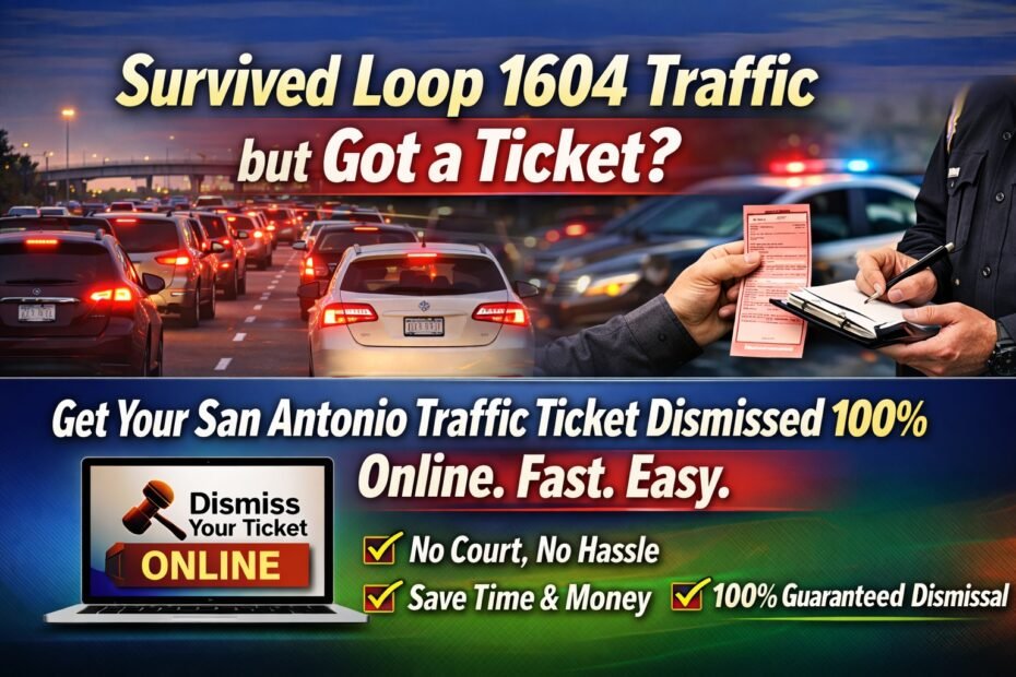 Online San Antonio defensive driving guide for Loop 1604 traffic ticket dismissal.