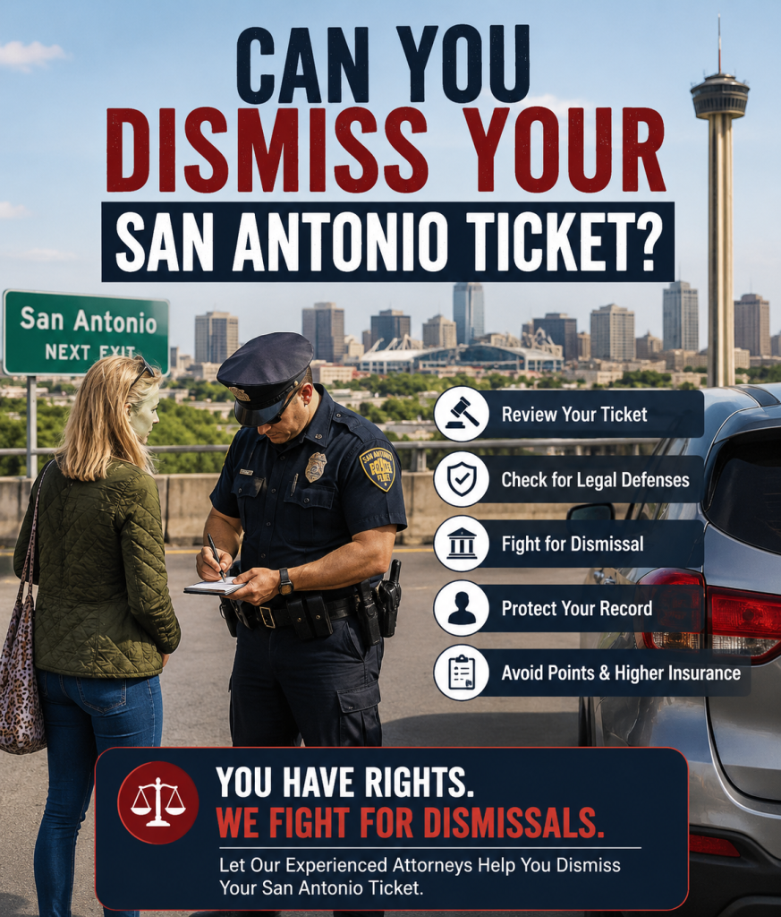 San Antonio Ticket Dismiss